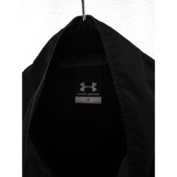Under Armour Men's All Season Lightweight Mesh Lined Jacket Front Zip Black Gray - Picture 9 of 12